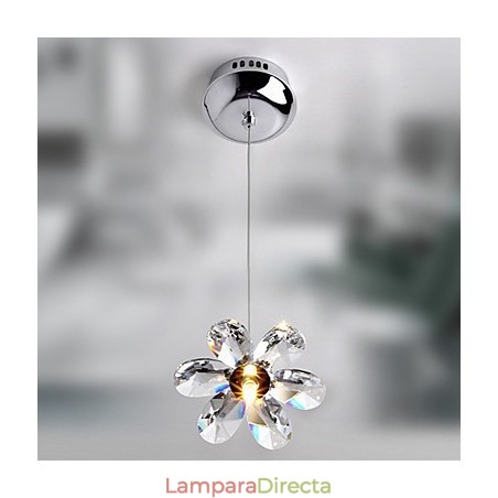 Lámpara colgante moderna contemporánea de cristal en estilo mini, galvanizada Lámpara colgante moderna contemporánea de cristal en estilo mini, galvanizada