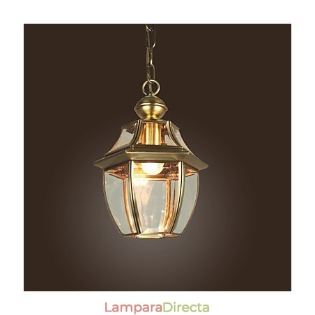 Lámpara colgante galvanizada estilo mini linterna clásica tradicional Lámpara colgante galvanizada estilo mini linterna clásica tradicional
