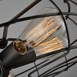 Lámpara de diseño industrial estilo country americano, lámpara personalizada, lámparas de techo con ventilador retro europeo