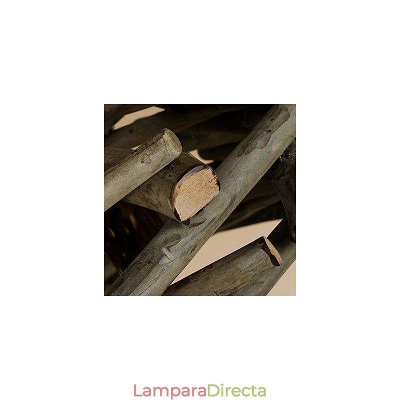 Lámparas de techo de madera clásicas retro, lámparas colgantes sencillas, lámpara colgante de cafetería