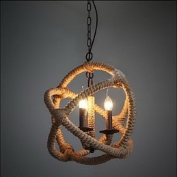 Lámparas colgantes tradicionales clásicas rústicas estilo cabaña vintage retro estilo campestre metal
