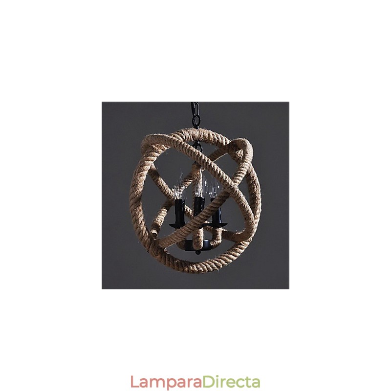Lámparas colgantes tradicionales clásicas rústicas estilo cabaña vintage retro estilo campestre metal