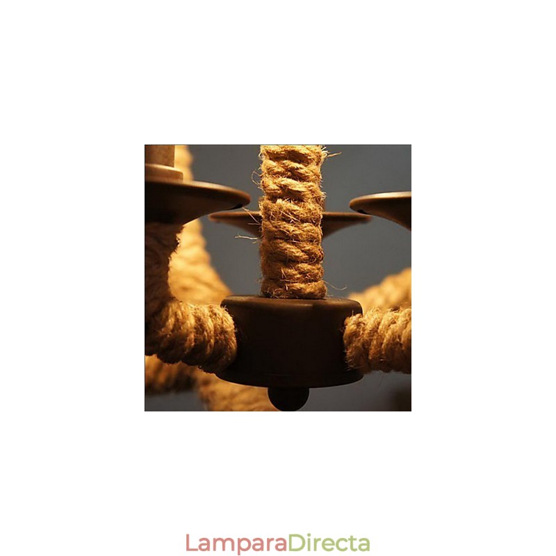Lámparas colgantes tradicionales clásicas rústicas estilo cabaña vintage retro estilo campestre metal