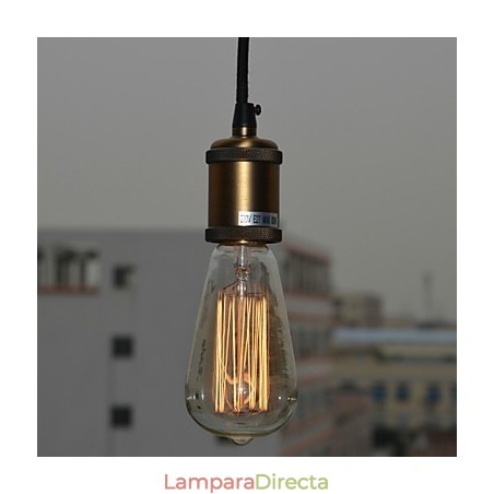 Lámpara colgante de metal con pintura campestre Lámpara colgante de metal con pintura campestre