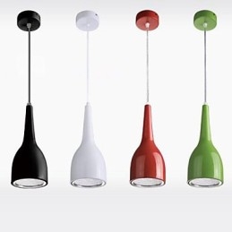 Lámpara colgante de metal con pintura de globo terráqueo contemporánea moderna