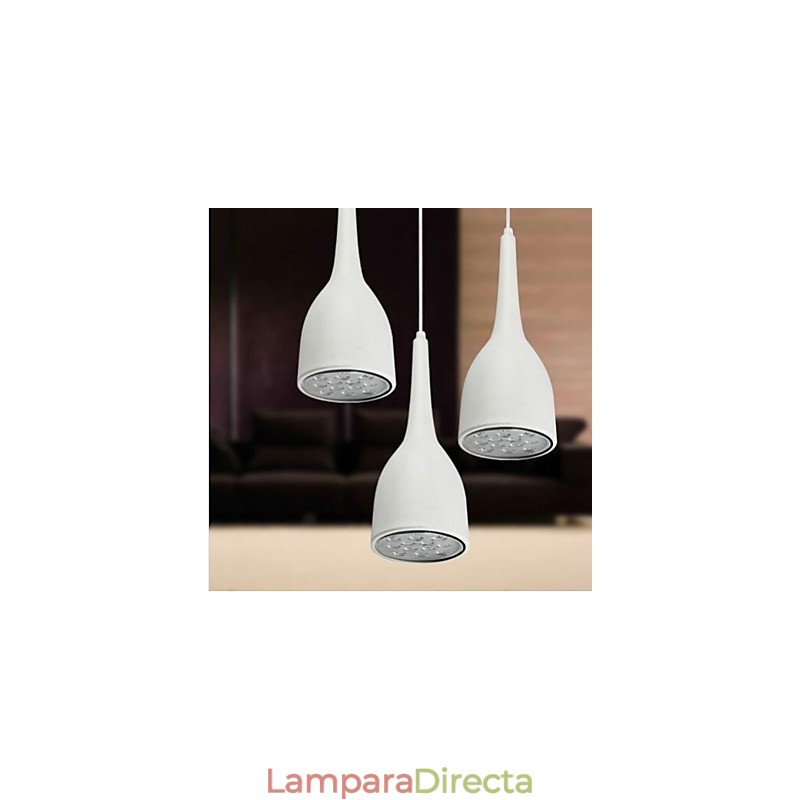 Lámpara colgante de metal con pintura de globo terráqueo contemporánea moderna