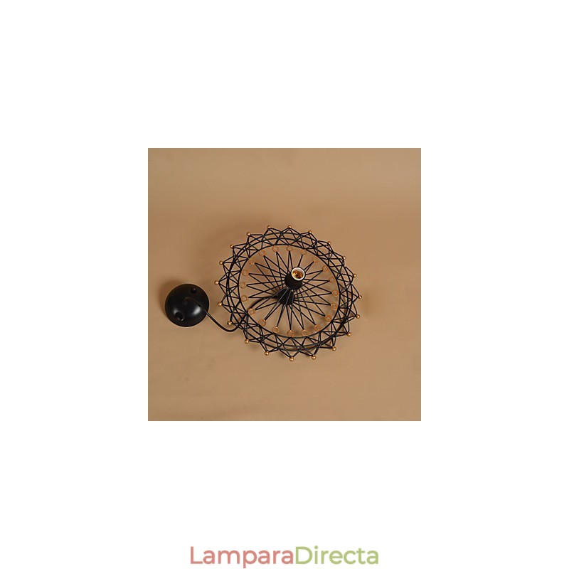 Lámparas de techo de metal clásicas retro, lámparas colgantes sencillas, lámpara colgante de cafetería