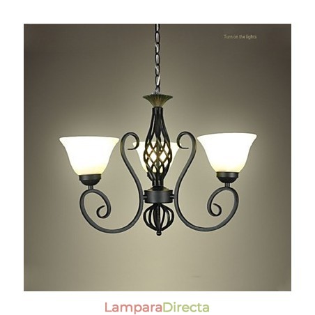 Lámpara de araña Jane de hierro forjado con diseño creativo de estilo europeo, iluminación decorativa. Lámpara de araña Jane de hierro forjado con diseño creativo de estilo europeo, iluminación decorativa.