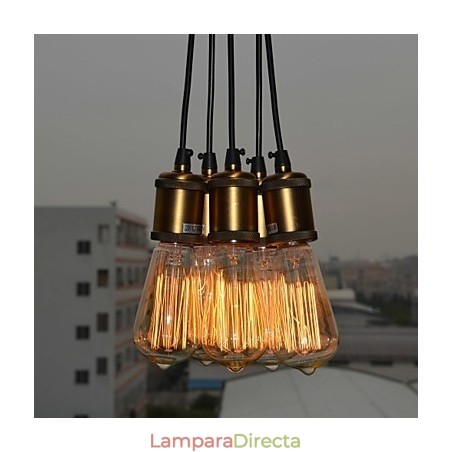 Lámpara empotrada de metal galvanizado estilo campestre Lámpara empotrada de metal galvanizado estilo campestre