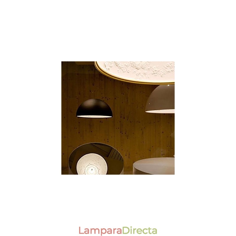 Lámpara colgante moderna contemporánea con diseño de cuenco en miniatura