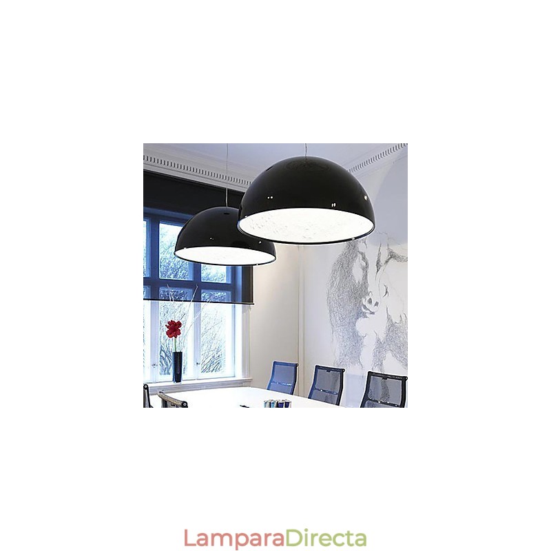 Lámpara colgante moderna contemporánea con diseño de cuenco en miniatura