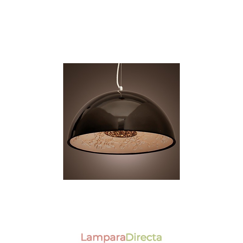 Lámpara colgante moderna contemporánea con diseño de cuenco en miniatura
