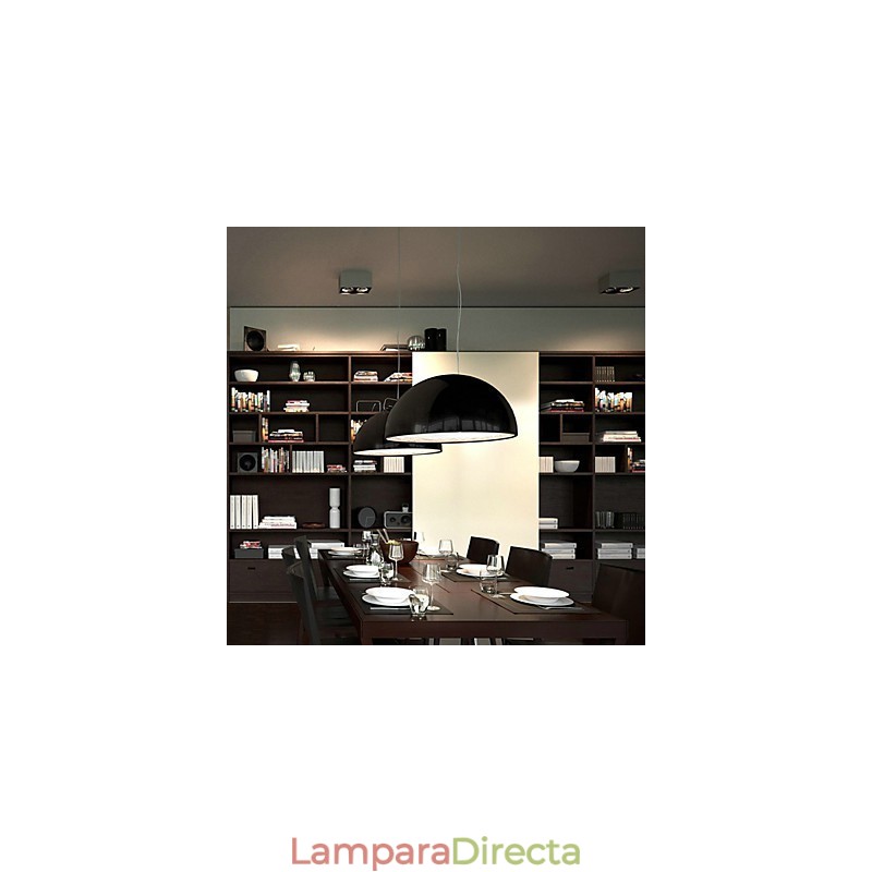 Lámpara colgante moderna contemporánea con diseño de cuenco en miniatura