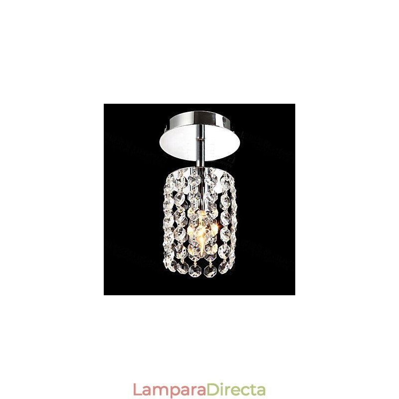 Mini lámpara de techo de cristal