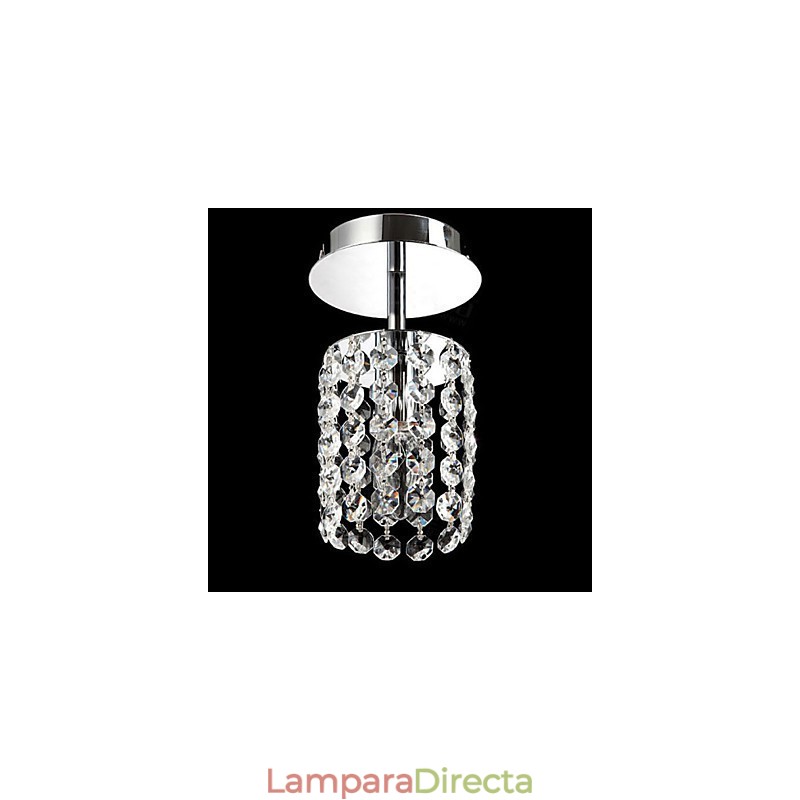 Mini lámpara de techo de cristal