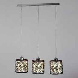 Lámpara colgante de metal con pintura estilo isla mini contemporánea moderna
