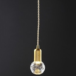 Lámpara colgante moderna, contemporánea, estilo vintage mini, de metal dorado