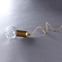 Lámpara colgante moderna, contemporánea, estilo vintage mini, de metal dorado