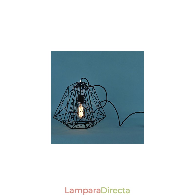 Lámpara colgante de metal con pintura retro vintage para garaje