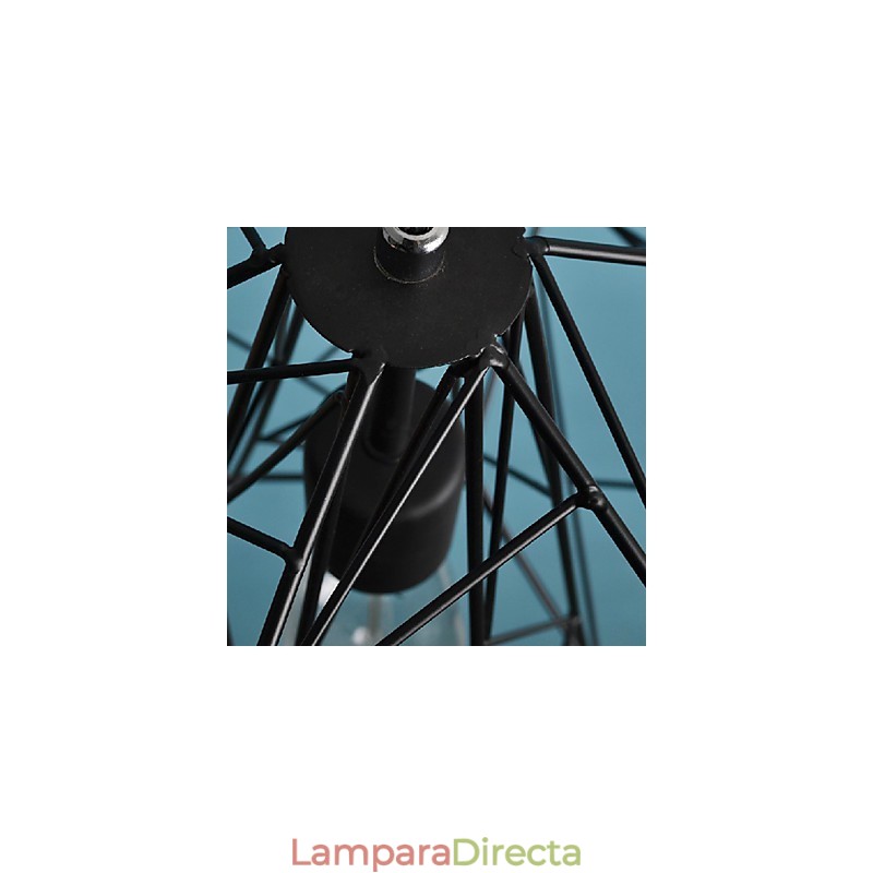 Lámpara colgante de metal con pintura retro vintage para garaje