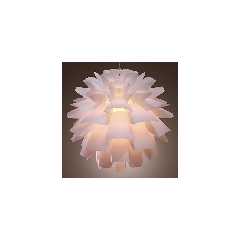 Lámpara colgante moderna contemporánea con pintura retro y globo