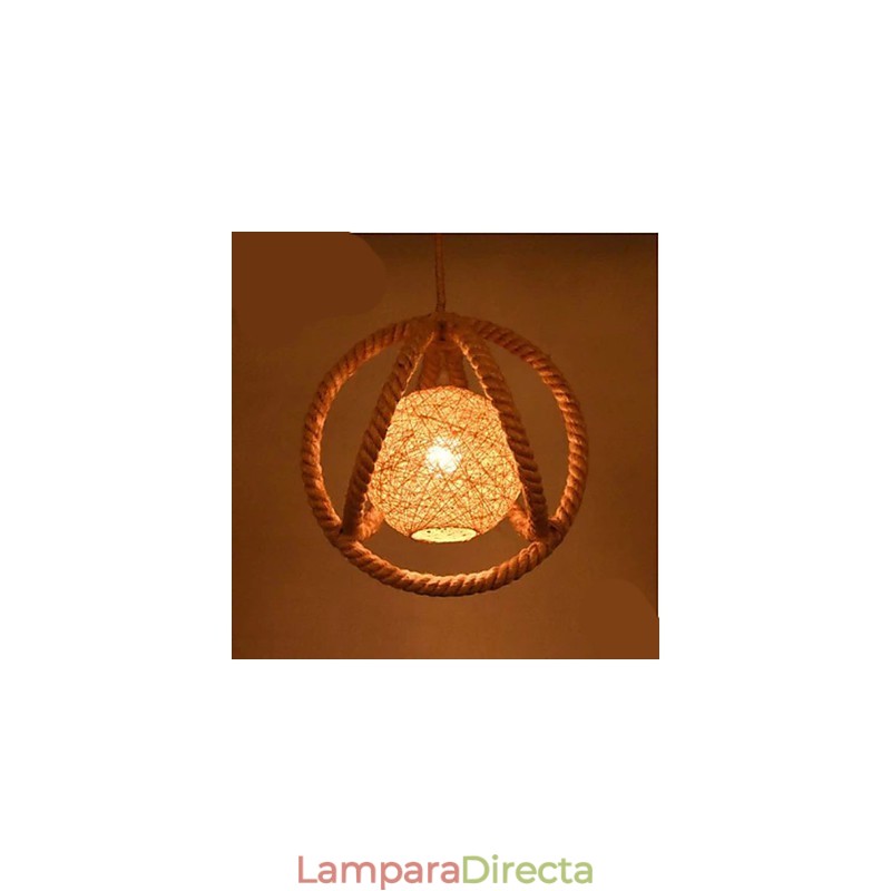 La lámpara de araña retro industrial de cuerda de viento