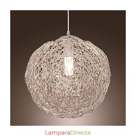 Lámpara colgante moderna y contemporánea estilo globo mini, cromada Lámpara colgante moderna y contemporánea estilo globo mini, cromada