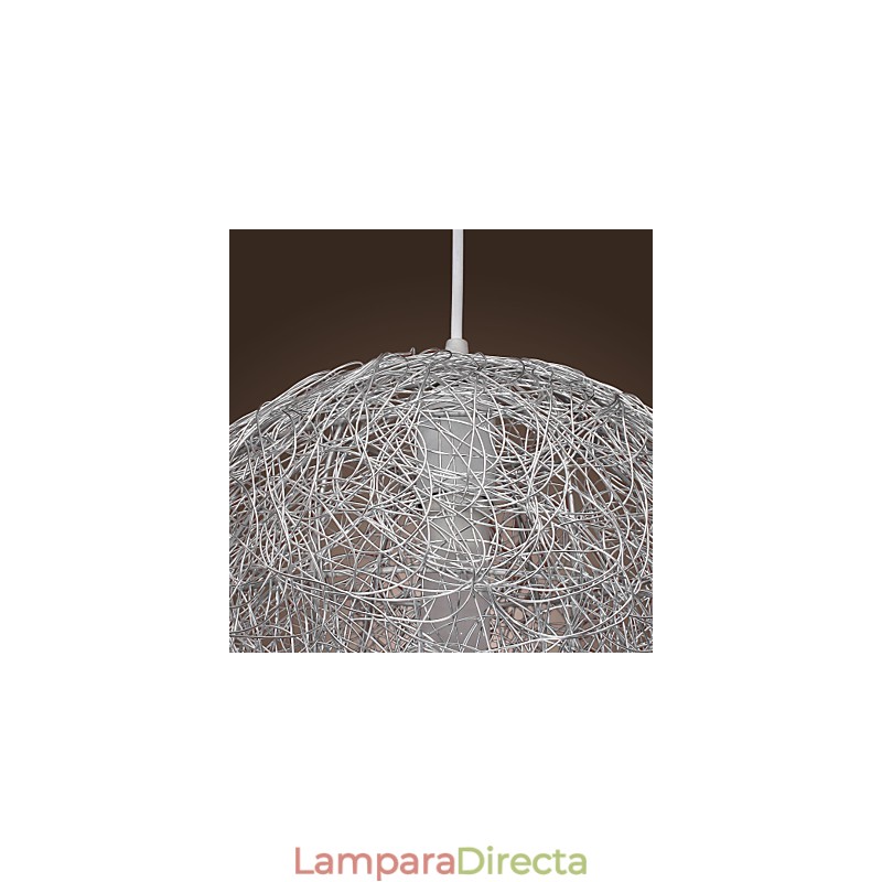 Lámpara colgante moderna y contemporánea estilo globo mini, cromada