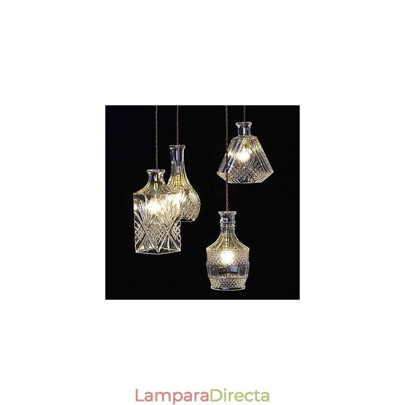 Lámpara de araña de metal moderna de estilo mini contemporáneo