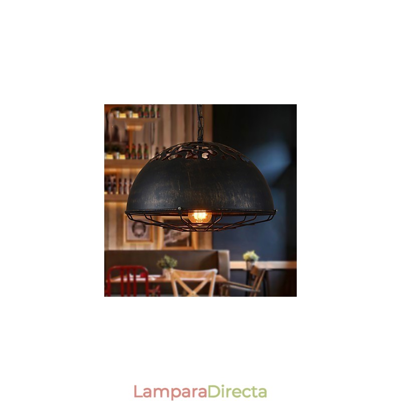 Lámparas de techo de metal clásicas retro, lámparas colgantes sencillas, lámpara colgante de cafetería