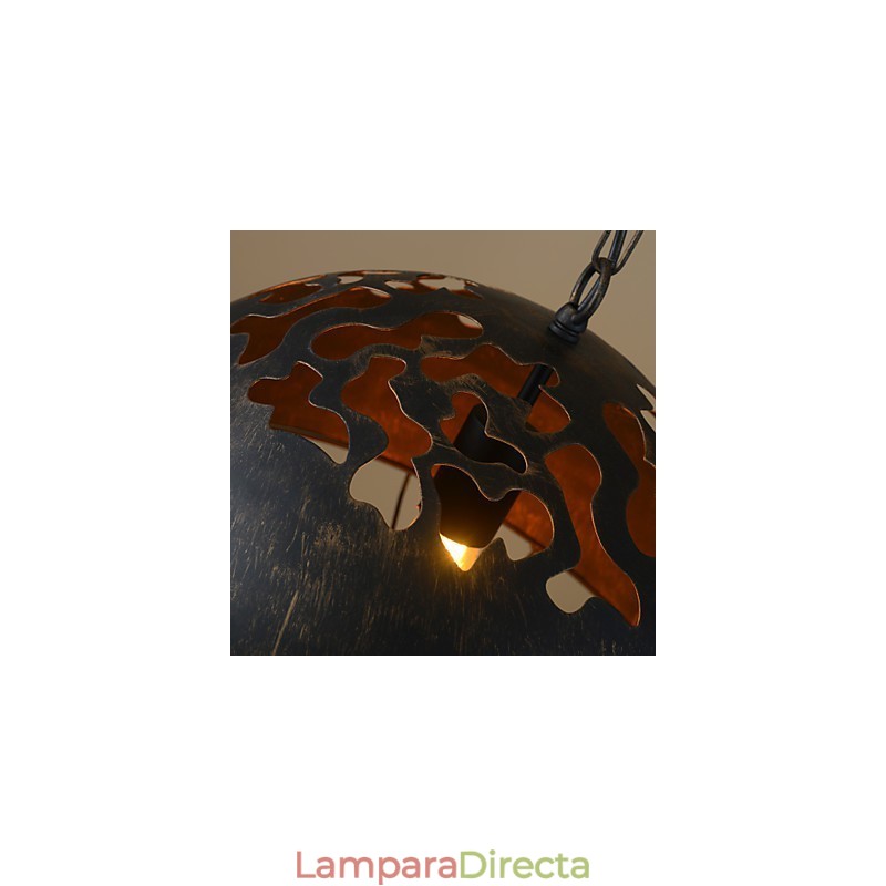 Lámparas de techo de metal clásicas retro, lámparas colgantes sencillas, lámpara colgante de cafetería