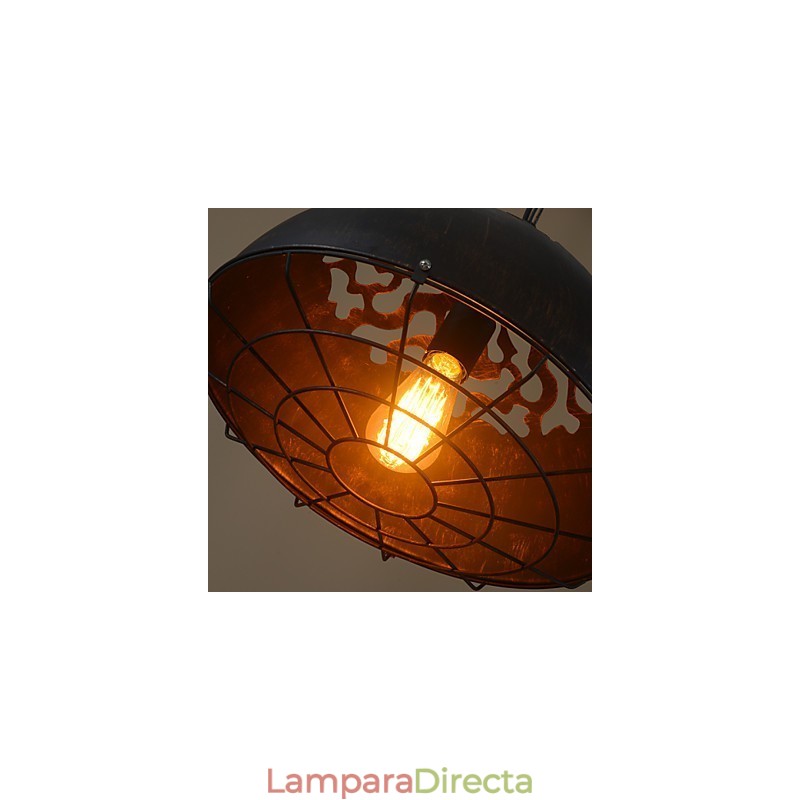 Lámparas de techo de metal clásicas retro, lámparas colgantes sencillas, lámpara colgante de cafetería