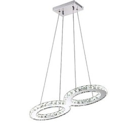 Lámpara colgante de techo de cristal, accesorios de iluminación
