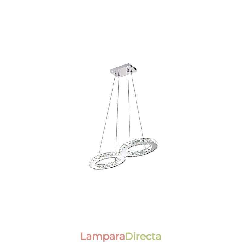 Lámpara colgante de techo de cristal, accesorios de iluminación