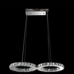 Lámpara colgante de techo de cristal, accesorios de iluminación