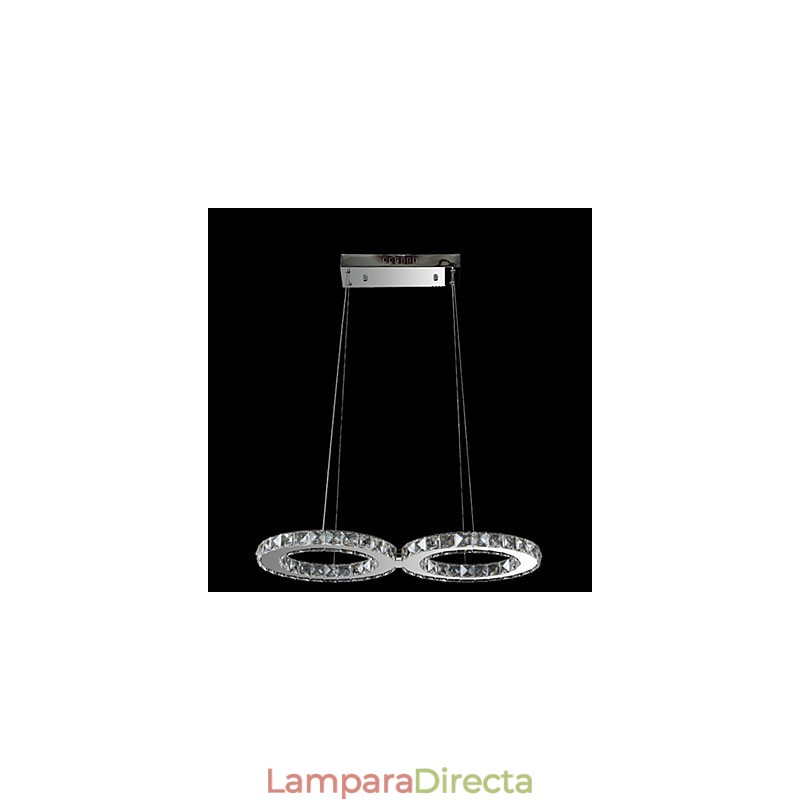 Lámpara colgante de techo de cristal, accesorios de iluminación