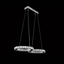 Lámpara colgante de techo de cristal, accesorios de iluminación