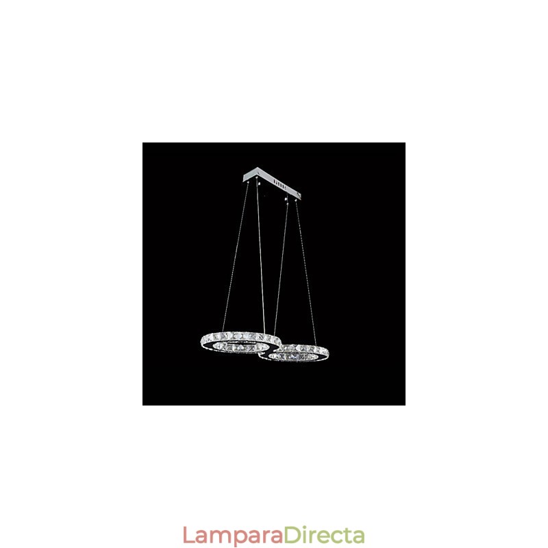 Lámpara colgante de techo de cristal, accesorios de iluminación