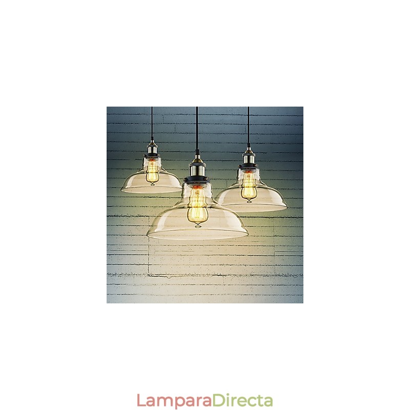 Lámparas colgantes tradicionales clásicas vintage retro de metal