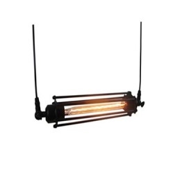 Lámpara colgante estilo loft retro, lámpara clásica vintage de metal estilo campestre.