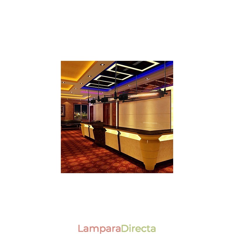 Lámpara colgante estilo loft retro, lámpara clásica vintage de metal estilo campestre.