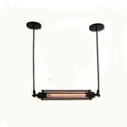Lámpara colgante estilo loft retro, lámpara clásica vintage de metal estilo campestre.