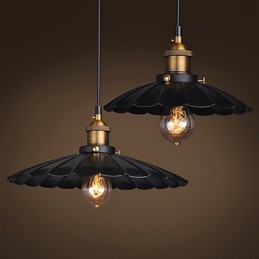 Lámpara colgante de metal estilo europeo clásico retro