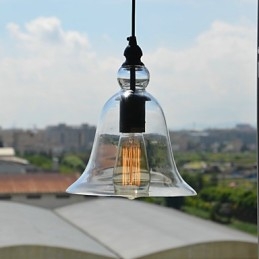 Lámpara colgante mini de estilo cuenco vintage clásico tradicional