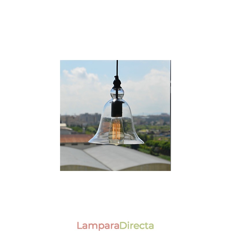 Lámpara colgante mini de estilo cuenco vintage clásico tradicional