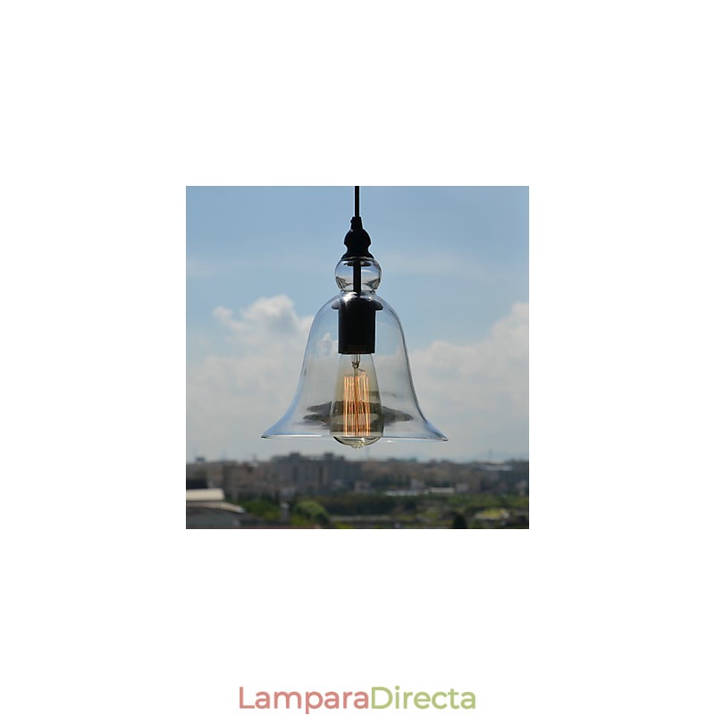 Lámpara colgante mini de estilo cuenco vintage clásico tradicional