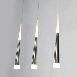 Lámparas colgantes modernas contemporáneas para comedor infantil, de metal, con dosel largo