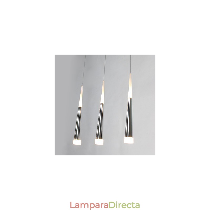 Lámparas colgantes modernas contemporáneas para comedor infantil, de metal, con dosel largo
