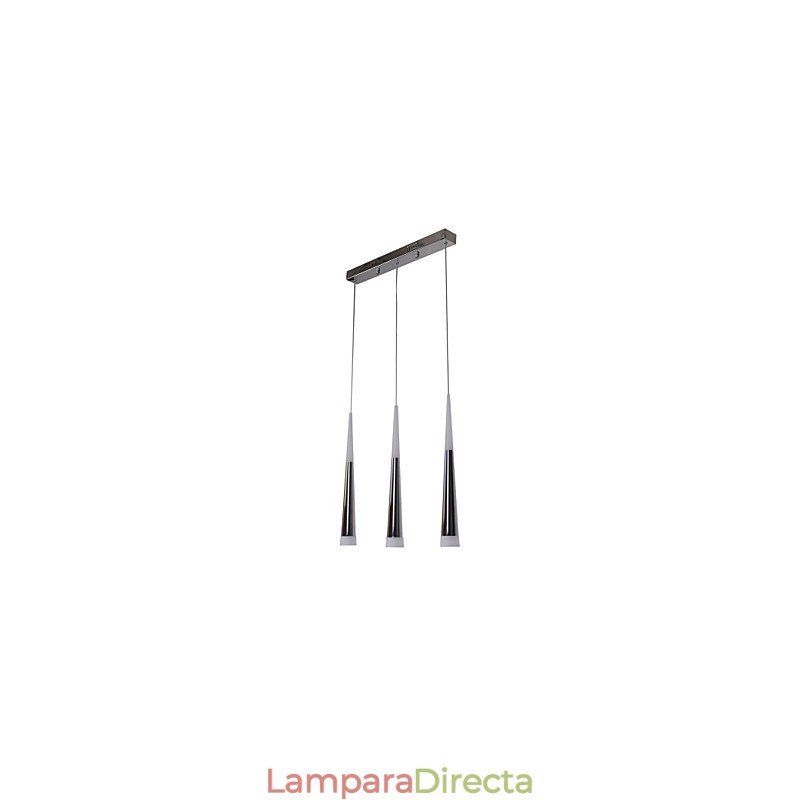 Lámparas colgantes modernas contemporáneas para comedor infantil, de metal, con dosel largo