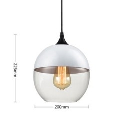 Lámpara de araña de cristal y hierro forjado de la tienda Nordic Creative Stair Shop